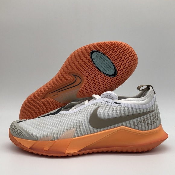 Nike Other - Nike React Vapor NXT HC White Orange Khaki Light Bone CV0724-103 Size 7